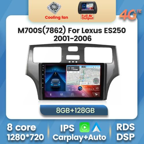 Android Car Radio Gps PlayerFor Lexus ES300 ES 300 ES330 XV30 ES 330 2001- 2006 2 DIN Car Stereo Navigation Unit WIFI DVR No Dvd