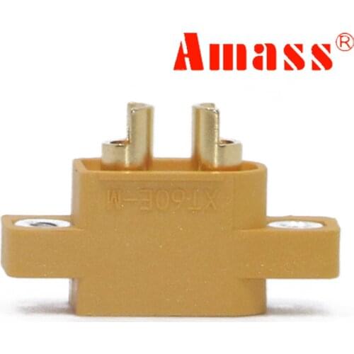 AMASS XT60E with M2.5 nut holds 3.5mm gold-plated jet connector AMASS model fittings