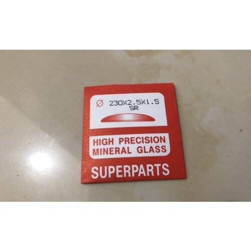 Free Shipping 120pcs 1.5mm Thick Single Domed Round Mineral Glass Set 16.1mm to 36mm Size