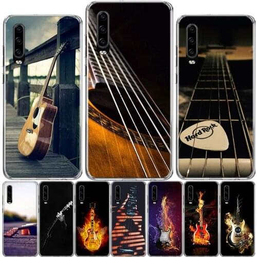 Bass Guitar Strings Music Guitares Instrument Phone Case For Huawei P40 P30 P20 P10 Mate 10 20 30 Lite Pro P Smart Z Plus 2019