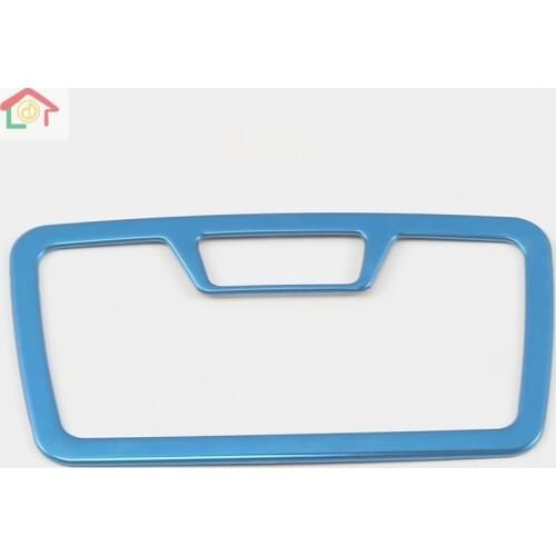 For Hyundai IX35 2018 Rear Top Roof Reading Light Frame Sticker Cover Trim Interior Accessories Carbon Fiber