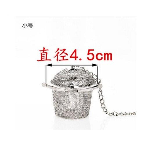 Kitchen cooking tool 304 stainless steel seasoning bag Luliao ball soup Spice Tea ball Hot pot drain filter