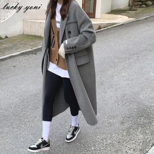 Lucky Yoni Women's Gray Coats