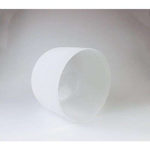 Frosted Quartz Crystal Singing Bowl a# 12 inch crystal bowl