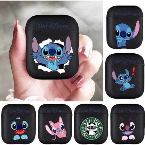 Stitch Couples Soft Silicone Cases For Apple Airpods 1/2 Protective Bluetooth Wireless Earphone Cover For Apple Air Pods