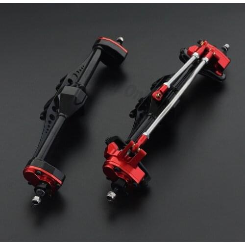Aluminum Alloy Front Rear Portal Axle for 1/10 RC Crawler Car Axial Capra 1.9 Unlimited Trail Buggy UTB Currie F9 Upgrade