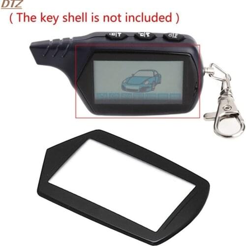1x New Plastic 2-way Car Anti-Theft Remote Control Key Chain LCD Keychain Case Glass Cover For Starline New