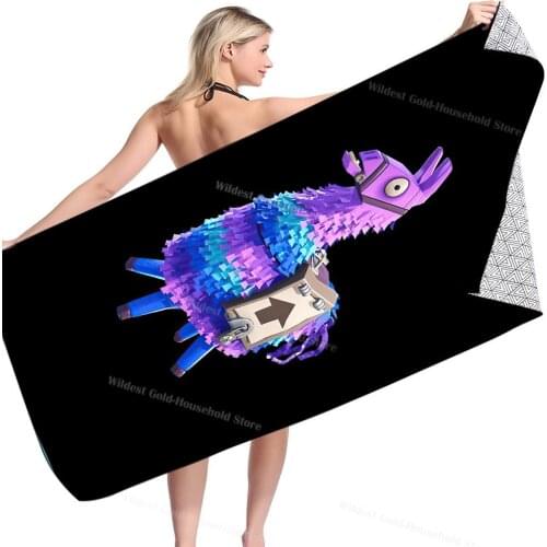 Fortnite Beach Towel Spa Bath Sauna New Printed Quick Drying Swimming Surf Towels Portable Big Yoga Mat Chair Blanket 75*150cm