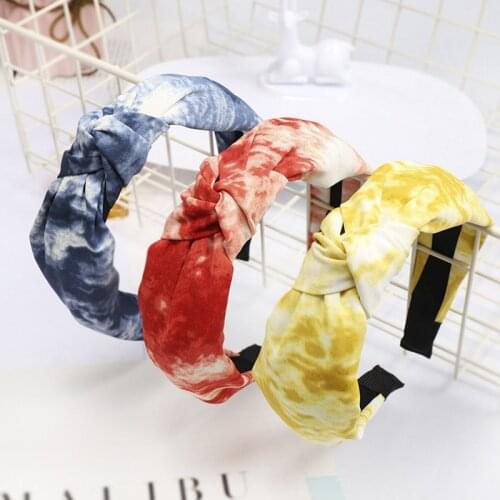 Bohemian Vintage Tie Dye Knot Headband Hairband Hair Accessories Hair Jewlry