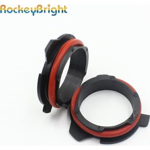 Rockeybright H7 led socket adapter car headlight clip h7 bulb holder for BMW 5 series E39 E60 E61 F10 F11 F07 F85 h7 lamp base