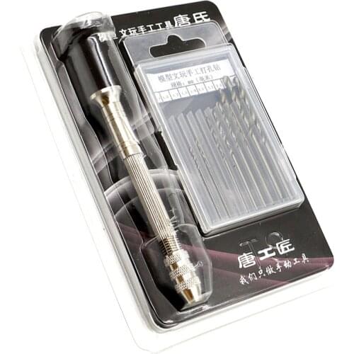 Alloy steel manual perforation drills hand twist drills hand drills Wenwan woodworking tools drilling holes steel twist drills