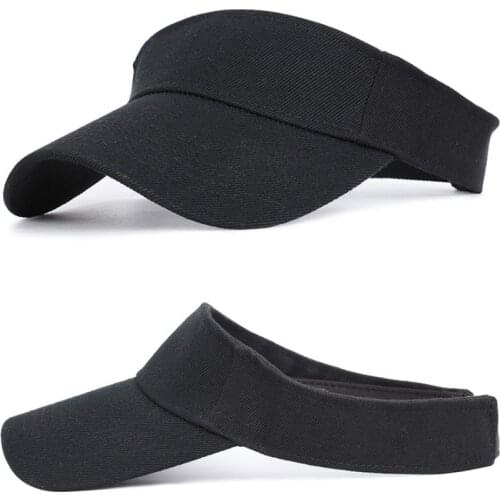 Stylish Summer Spring Sun Hats Mens Cap Women Adjustable Cotton Visor UV Protection Top Empty Sports Tennis Golf Sunscreen Hat