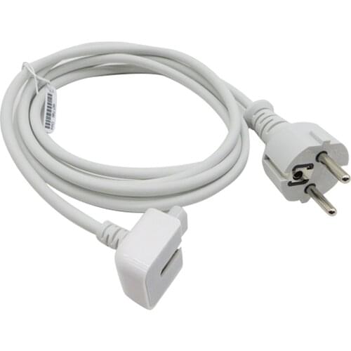 New Europe EU Plug Volex 1.8M Extension Cable Cord for Apple IPAD Macbook Air / Pro Charger Power Adapter Cable 45w 60w 85w