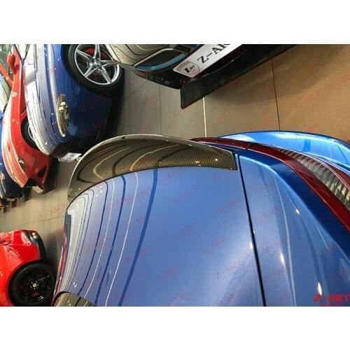 Z-ART carbon fiber rear spoiler for Maserati GranTurismo S 2008-2019 carbon fiber rear wing for Maserati GTS boot spoiler