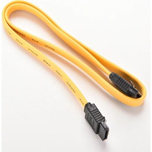 Yellow Red Straight High Speed SATA Data Cable New 40cm Serial ATA SATA 3 RAID Data D Hard Drive Disk Signal Cables