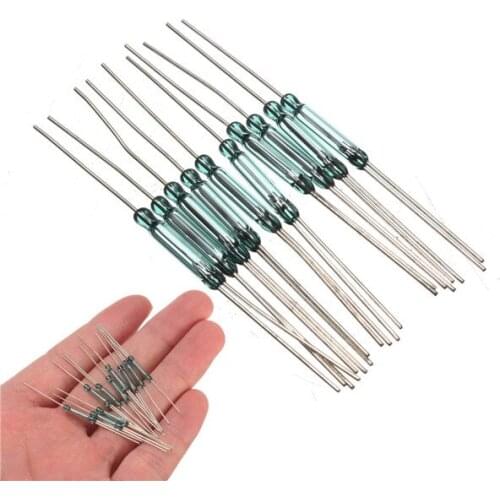 10pcs N/O N/C SPDT Magnetic Switch Reed Switches 2.5x14mm Switch
