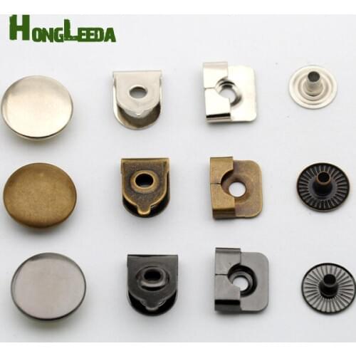 100sets/lot 15mm 4-part metal brass trousers pants skirts hooks for lady/women silver nickle,black, bronze free shipping HE-030