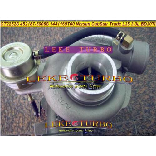 Free Ship GT2252S 452187 709693-0001 14411-69T00 452187-5006S 452187-0006 Turbo For Nissan CabStar Trade M100 L35 BD30TI 3.0L