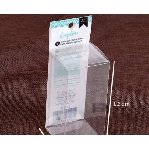 Fast delivery China customized large clear plastic pvc box for packing,Customized clear plastic boxes with hang tag ---PX20157
