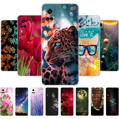 For vivo Y31 Case Back Phone Cover For VIVO Y31 VivoY31 2021 Case 6.58 inch Coque Silicon Soft TPU bumper Fundas Dropshipping