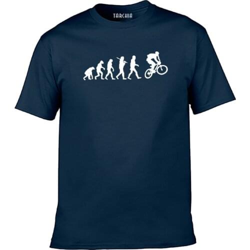 TARCHIA 2021 New Summer Brand Evolution Bicycle t-shirt Cotton Men Short Sleeve Boy Casual Homme Tshirt T Tops Tees Plus Fashion