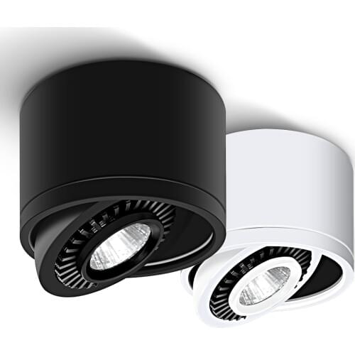 Hot Sale Dimmable Surface Mounted LED COB Downlight 360 Degree Rotating LED Spot Light 5W/7W/9W/15W Ceiling Lamp With LED Driver