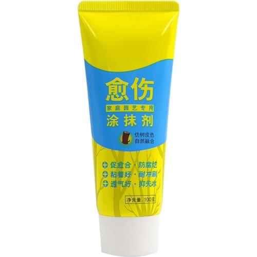 100g Tree Wound Bonsai Cut Paste Smear Agent Grafting tools Pruning Compound Sealer with Brush Garden Tools