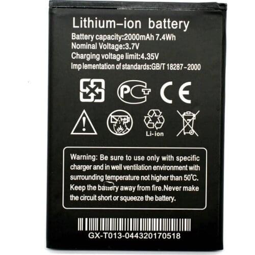ISUNOO THL w200s Battery 2000mAh Battery for THL W200 w200s W200C / DEXP ixion ms 5 inch