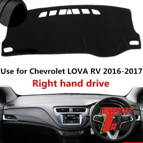 TAIJS Factory Classic Leather Car Dashboard Cover For Chevrolet LOVA RV 2016-2017 Right hand drive