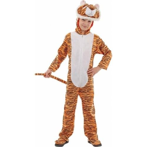 Snailify Kids Tiger Costume Halloween Costume Boy Animal Cosplay Tiger Jumpsuit Girls