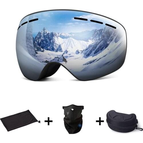 Ski Goggles Double Layers UV Anti-fog Big Ski Mask Glasses Skiing Snow Snowboard Goggles Men Women Ski Eyewear