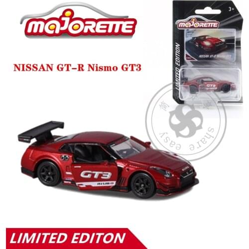 Majorette 1/64 Limited Edition Cars NISSAN GT-R Nismo GT3 Hot Pop Kids Toys Motor Vehicle Diecast Metal Model