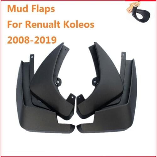 Set Molded Mud Flaps For Renualt Koleos 2008-2019 Mudflaps Splash Guards Mud Flap Mudguards Fender Front Rear