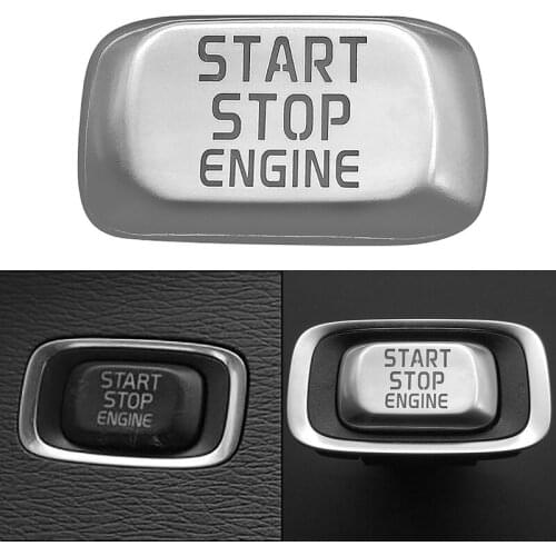 For Volvo V40/V60/XC60 Push to Start Button Sticker Decoration Cover Trim Keyless Go Engine Start Stop Push Button