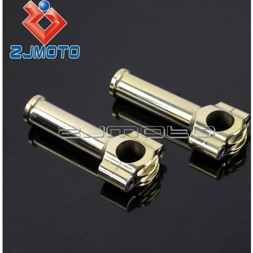 New Motorcycle Billet Handlebar Risers 1" Bar Risers Bars Mount Clamp For Harley