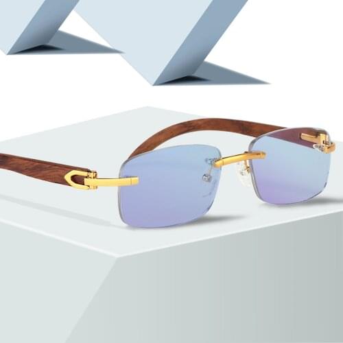 Rimless Reading Glasses Men Women Anti Blue Rays Presbyopia Eyeglasses Antifatigue Computer Eyewear with 0 +1.5 +2.0 +2.5 +3.0