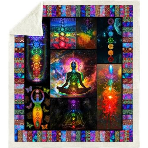 Psychedelic Harajuku style Fleece Blanket 3D full printed Wearable Blanket Adults/kids Fleece Blanket drop shippng