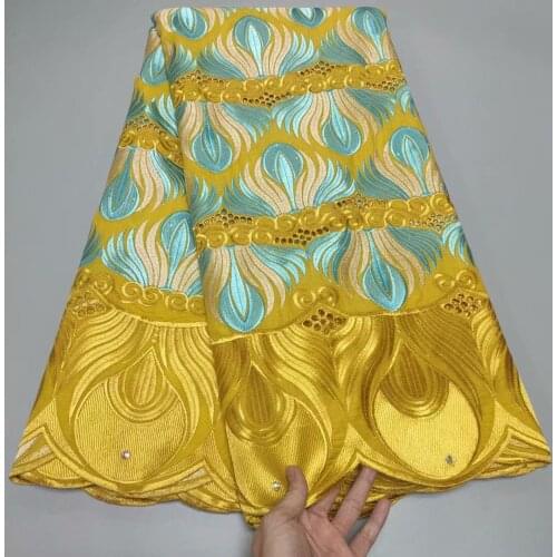 Swiss lace fabric 2021 latest 100%cotton embroidery african fabrics Swiss voile lace in switzerland nigerian lace fabric 5yards