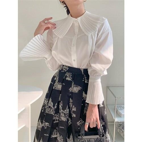 Женские белые рубашки Suooheyal China At AliExpress