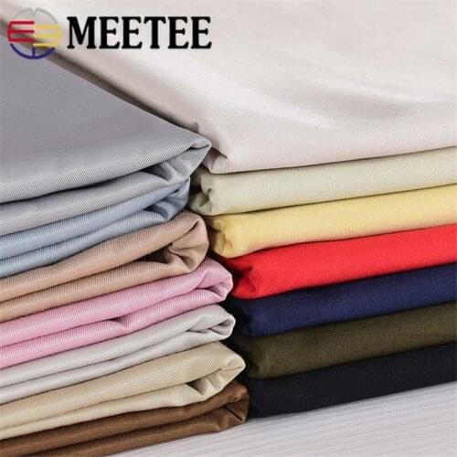 50/100cm Meetee 150cm High Density Pure Color FabricNylon Cotton Blended for DIY Sewing Windbreaker Coat Parka Cloths Material
