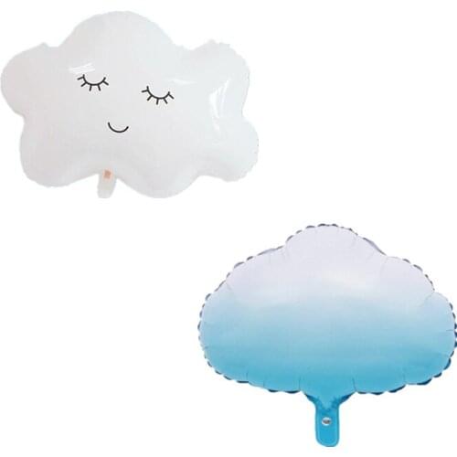 1pcs Rainbow Smile Sun Cloud Foil Balloons Birthday Party Kids Baby Shower Decoration Helium Balloons Wedding Supplies
