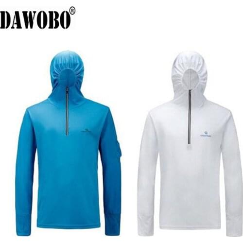 2021 Summer men outdoor sport fishing clothing anti-mosquito quick-drying breathable 40+ Anti UV women hooded Fishing Shirts