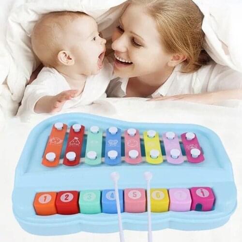 Childrens Educational Toys Plastic Knock On The Piano Toy Beat The Candy Keyboard Childrens Music Instrument Infant Toy