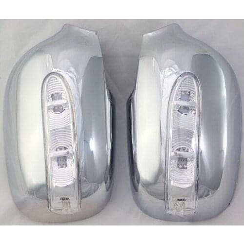 For Toyota Mark II GX100 GX110 1996 1999 2000 2004 2005 2007 Novel style 2PCS ABS Chrome plated door mirror covers with Led