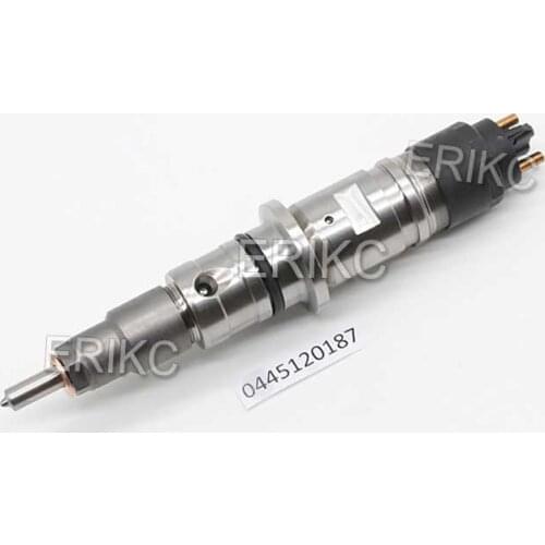 ERIKC 0445120187 Common Rail Injector 0 445 120 187 Original Electronic Diesel Parts For Bosch CUMMINS 4983514 5256034