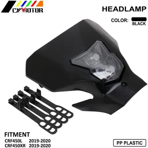 Supermoto Dirt Bike Headlight 16W Lighting Front Headlamp For Honda CRF450XR CRF450L CRF 450L 450XR 2019-2020 Motorcycle
