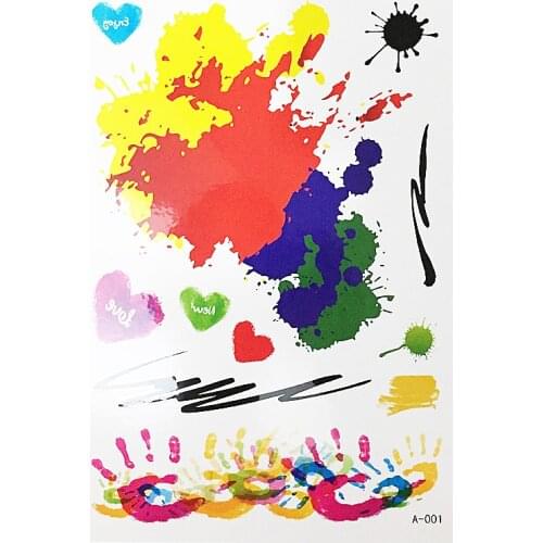 HOT Summer Styles Body Art Graffiti Waterproof Temporary Tattoo Stickers For Women Body Art