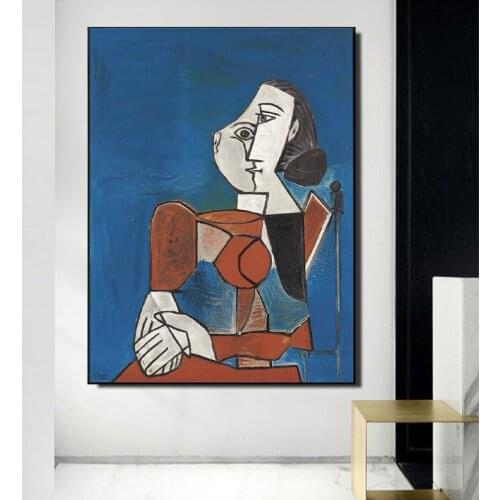 Picassos Famous Paintings Wall Art Abstract Canvas Poster Print Wall Picture for Living Room Home Decoration Interior Cuadros