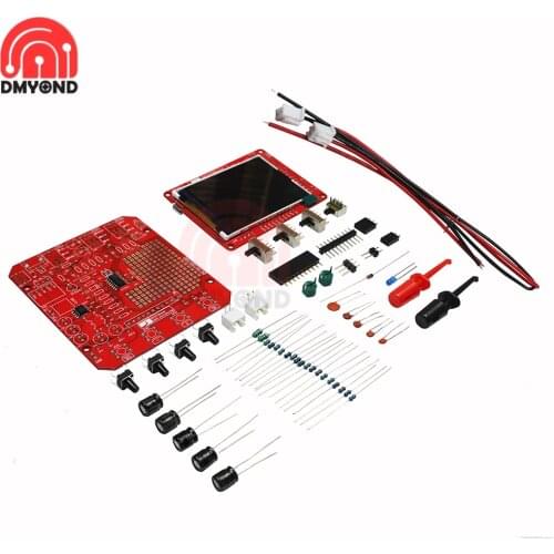 SO138mini Oscilloscope DIY Kit Mini Digital DSO138 Mini Oscilloscope SMD Parts Pre-soldered Electronic 1MSa/s Learning Set