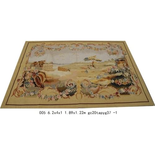 Room tapestry wool aubusson tapestry wall tapestry flower asian tapestry fabric tapestry